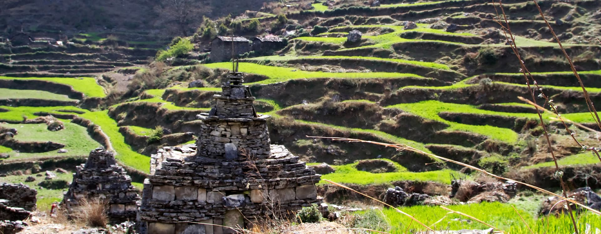 beautiful village on the way to tamang heritage trek